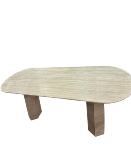 a table with a white background