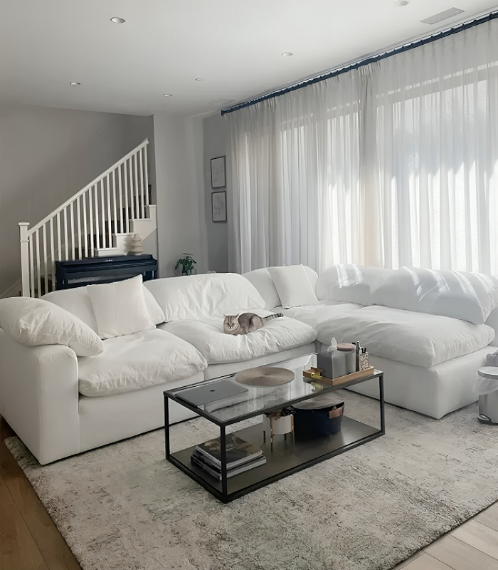 Luxury Feathers Cloud Sofa